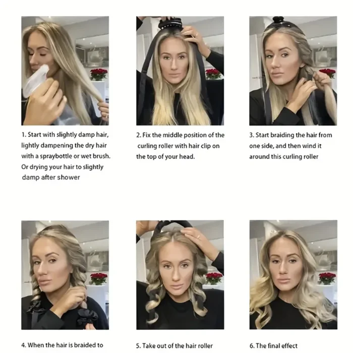 Heatless Curling Ribbon: Wake Up to Salon-Worthy Waves Without Heat Damage - Image 2