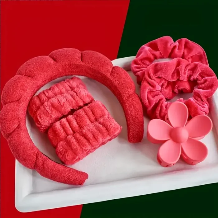 6-Piece Luxury Spa Headband & Hair Accessory Set - Image 7